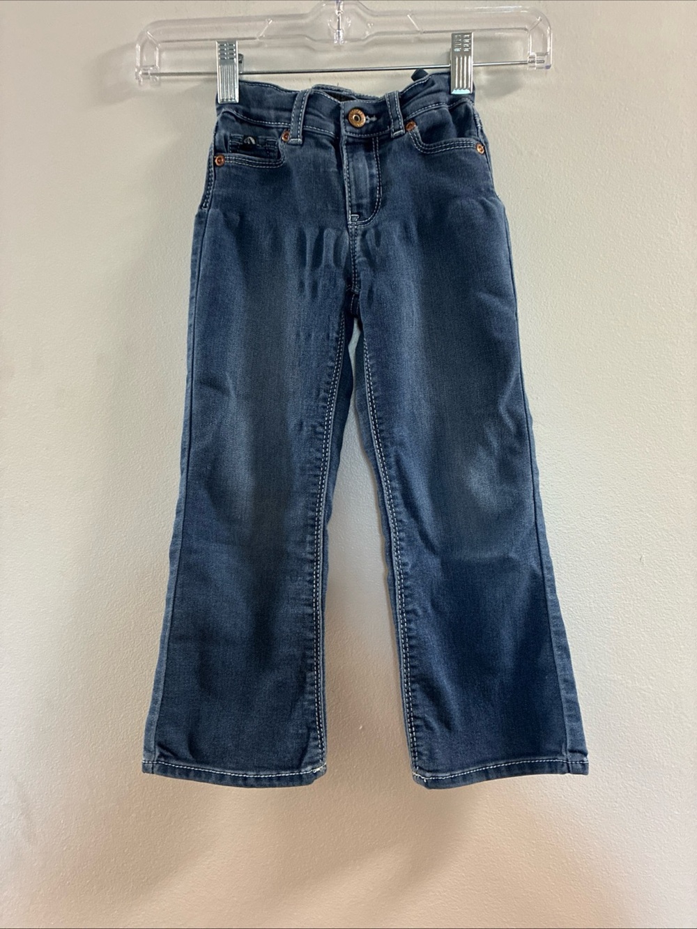 Vtg Jordache Dark Blue Flare Wide-Leg Jeans